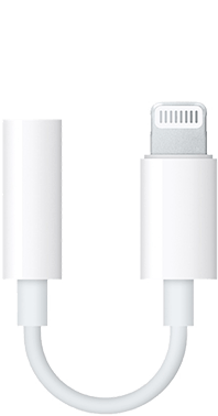 Lightning till 3,5mm adapter för hörlurar